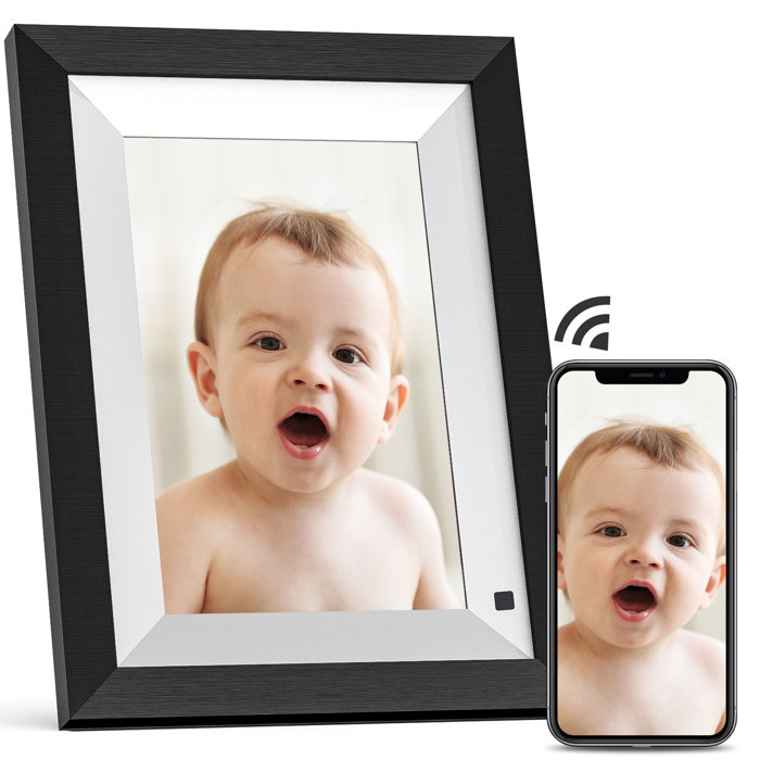 NexFoto 8 Inch WiFi Digital Picture Frame with 32GB Storage Perfectly